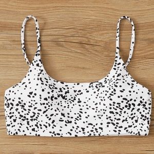 Dalmatian Bikini Top size Medium